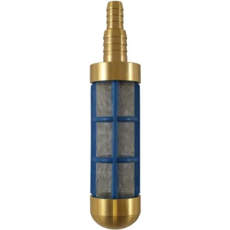 Brass 1/2''- 3/4'' Suction Filter 300 Micron Blue Filter