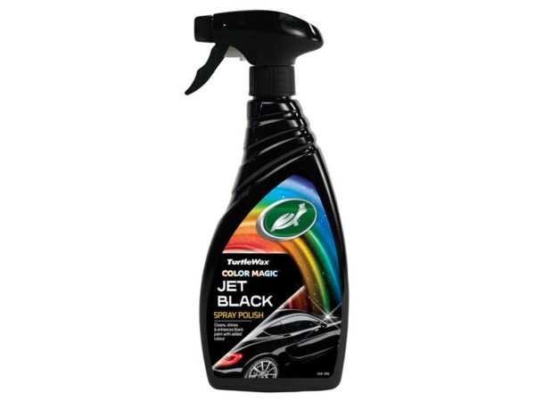 Turtlewax 500ml Jet Black Spray Polish