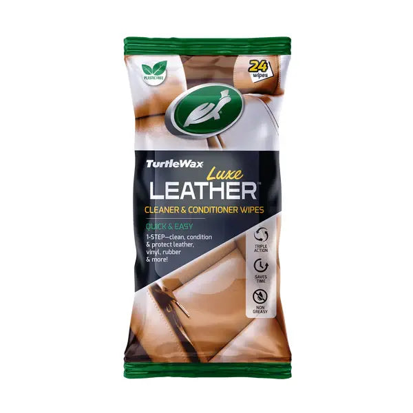 Turtlewax Leather Cleaning Wipes (24pk)