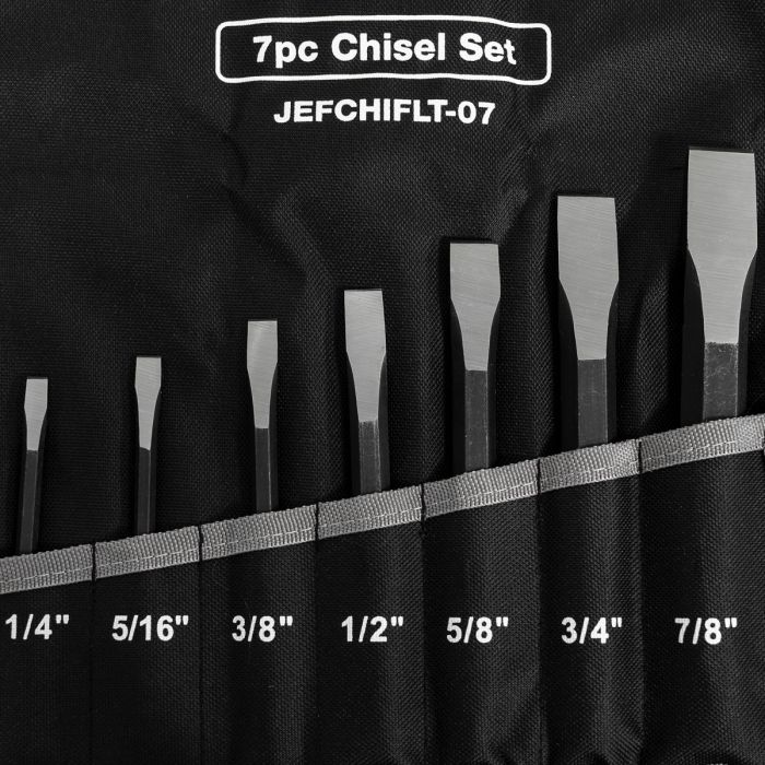 Jefferson 7pc Flat Chisel Set