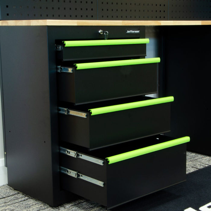 Led Storage System Jefferson Modular Storage System Combo c/w LED Lights — Mallow Tools