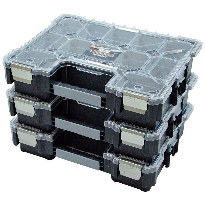 Jefferson 12 Compartment Professional Stackable Organiser (2 Pack)