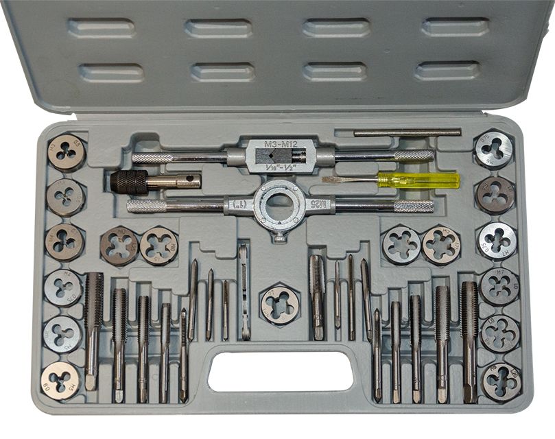 Jefferson 40pc Tap & Die Set (M3 - M12)