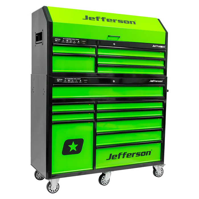 Jefferson 14 Drawer Professional Tool Chest (2 Boxes)