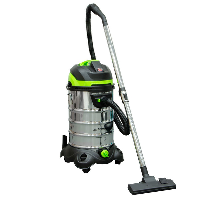 Jefferson 30L S/Steel Wet and Dry Vacuum Cleaner (230V)