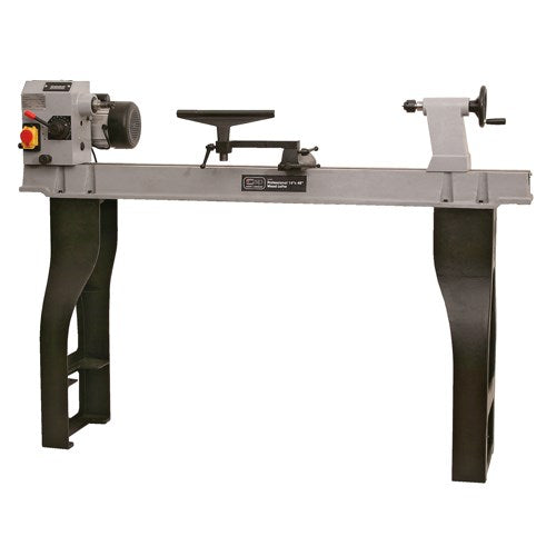 SIP 14 x 43'' Variable Speed Cast Iron Wood Lathe (1HP)