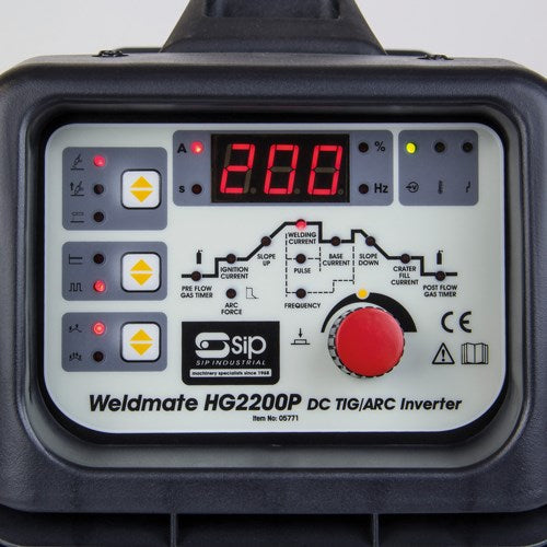 SIP Weldmate HG2200P DC 200amp Tig/ Arc Welder (Pulse)