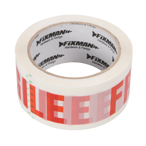 Silverline 48mm x 66m Fragile Packing Tape