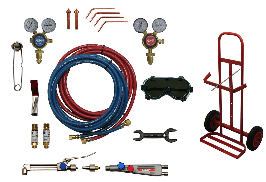 Gasweld Tools SWP Portable Gas Welding & Cutting Set Oxy/ Acetylene — Mallow Tools