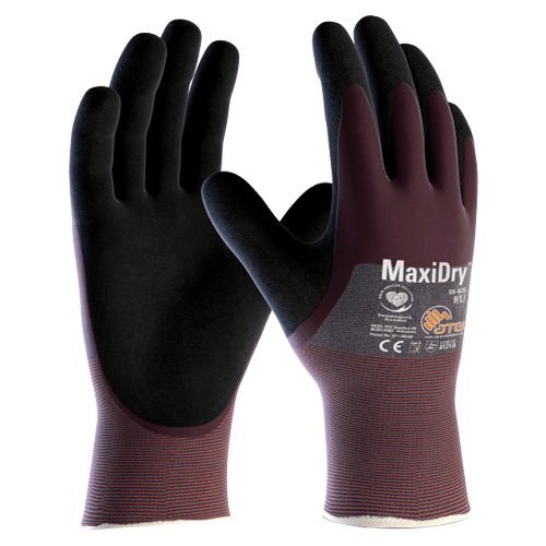 MaxiDry® Large 3/4 Coated Liquid Repellent Gloves (Size 9)