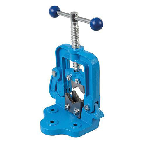 Silverline 12 - 60mm Bench Mounted Hinged Pipe Vice