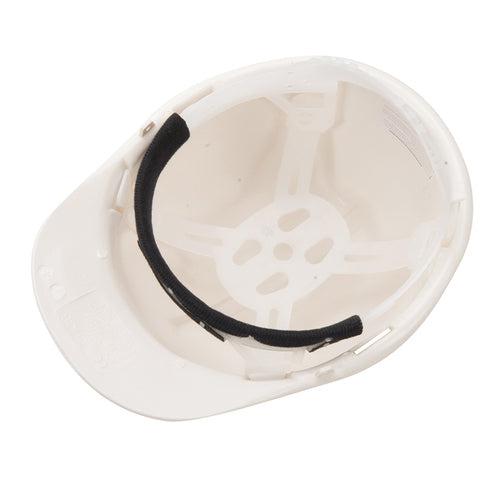 Silverline White Lightweight Construction Hard Hat