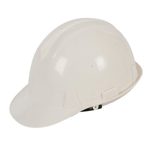 Silverline White Lightweight Construction Hard Hat