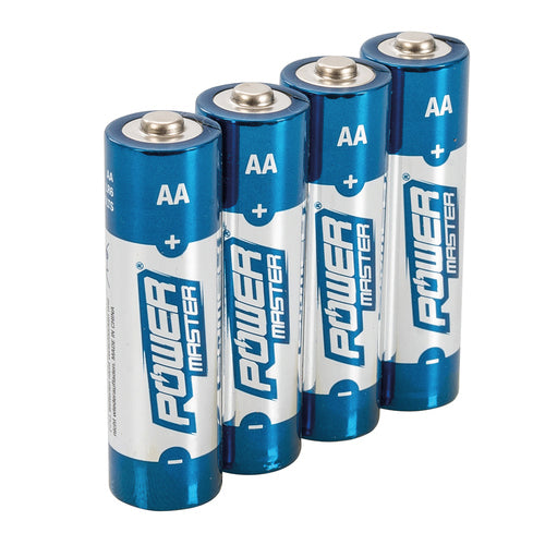 Powermaster AA Super Alkaline Battery LR6 (4 Pack)