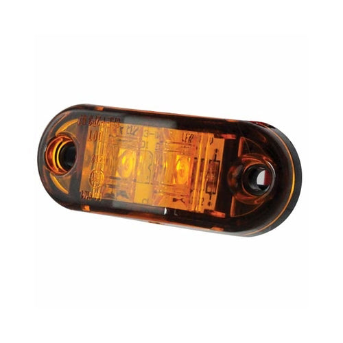 247 Lighting Amber LED Side Marker Lamp (65mm)