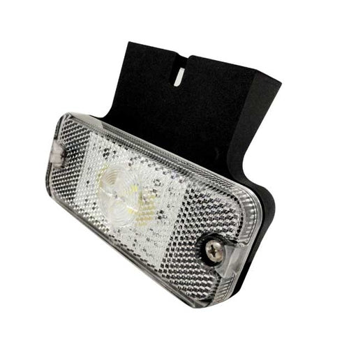 12/ 24v White LED Amber Side Marker Lamp with Bracket