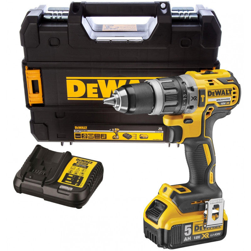 DeWalt 18v DCD796 XR Brushless Combi Hammer Drill (1 x 5Ah) — Mallow Tools