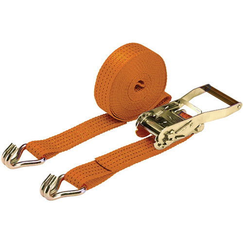 SecureFix Direct Ratchet Straps – 4 Pack, 2 Tonne (2000kg) SWL, 35mm X 6m – Claw Hooks, Load Securing
