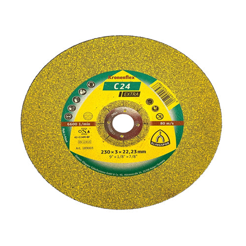 Klingspor C24 230 x 3 x 22.2mm Stone Cutting Disc