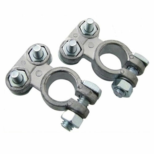 Toolzone 2pc Heavy Duty Battery Terminal Clamps
