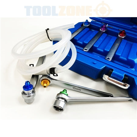 Toolzone 7pc Brake Bleeder Wrench Set (7 - 12mm)
