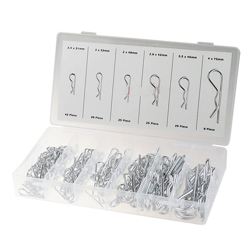 150pc R Pin Clip Assortment (2.4 - 4mm) — Mallow Tools