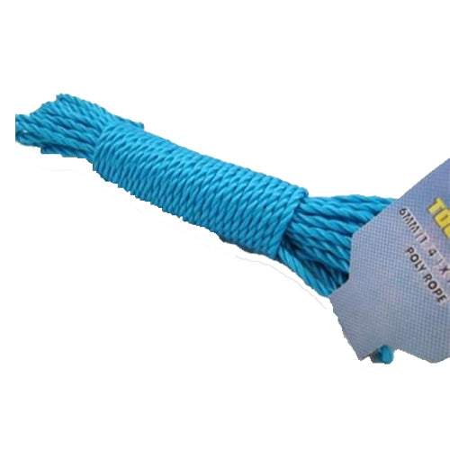 Toolzone 6mm x 15M Poly Rope Shank
