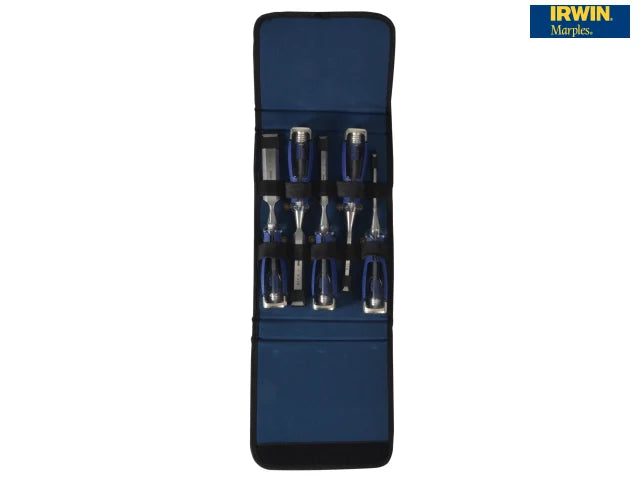 IRWIN Marples MS750 Splitproof Pro Bevel Edge Chisel Set 6 Piece MAR750S6
