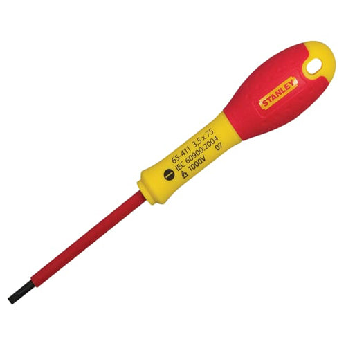 Stanley Parallel 2.5 x 50mm VDE Insulated Screwdriver