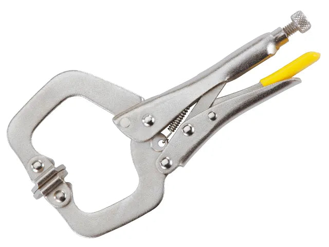 Stanley 170mm Locking C Clamp with Swivel Tips