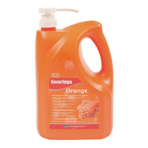 Swarfega 4 Litre Orange Hand Cleaner (Pump Bottle)