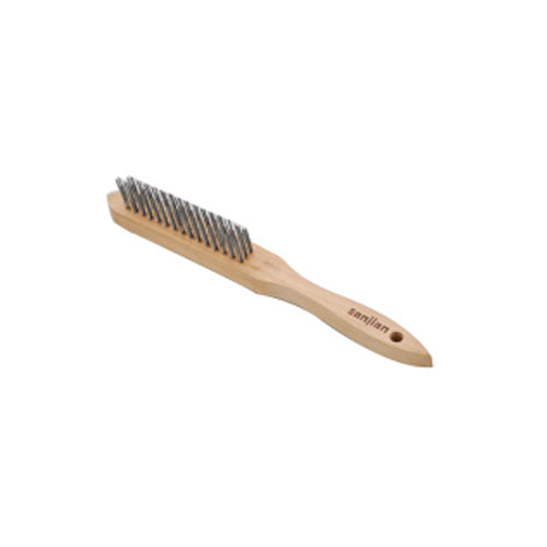 Small Wooden Handle Wire Brush