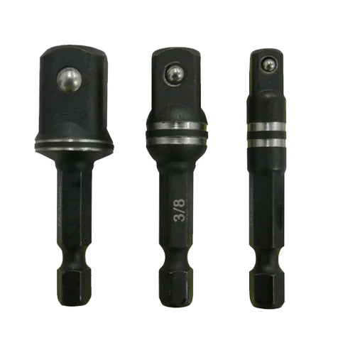 Tala 3pc Impact Socket Adaptor Set (1/4'', 3/8'' & 1/2'')