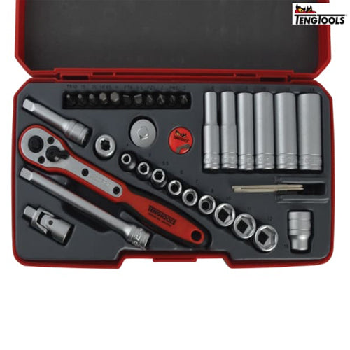 Teng Tools T1436 1/4'' Socket Set (36pc)