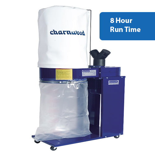 Charnwood 2HP Professional Single Bag Dust Extractor (1500w)