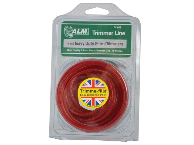 ALM 3mm x 15M Heavy Duty Strimmer Line