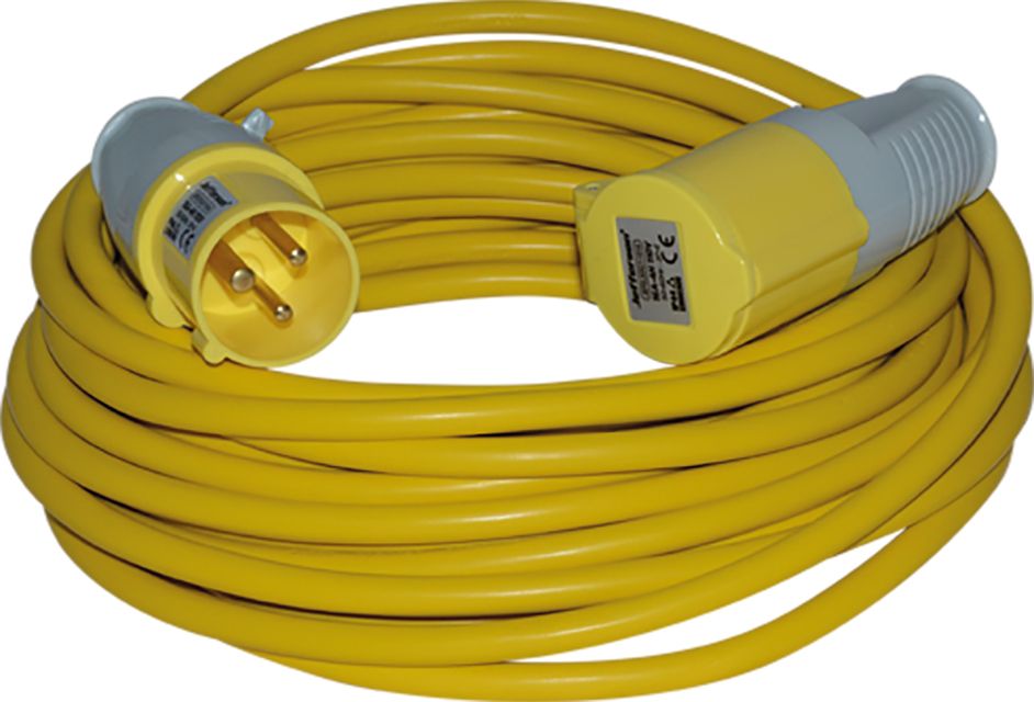 Jefferson 14M 110v Extension Throw Lead (2.5mm Core Cable)
