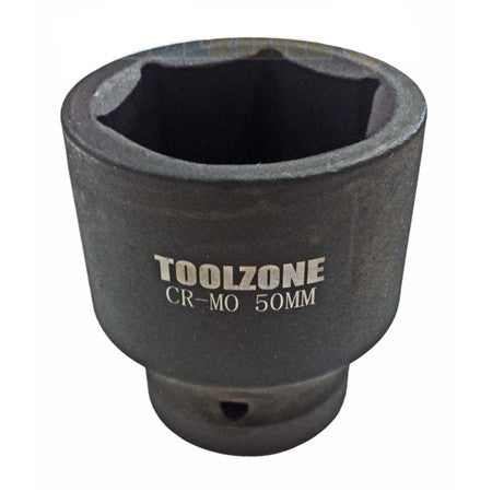 Toolzone 10pc 1'' Deep Impact Sockets (22 - 50mm)
