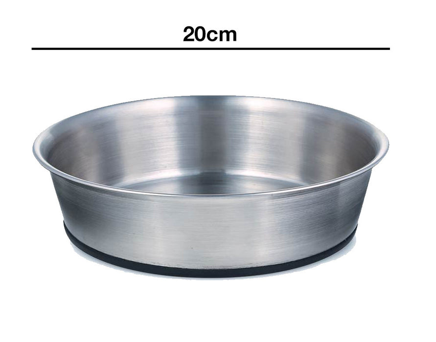 20cm Stainless Steel Non Slip Heavy Bowl (64oz)